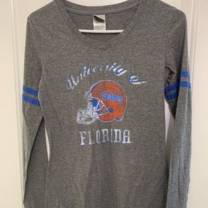 Creative Apparel Size M Long Sleeved Gray University of Florida Shirt